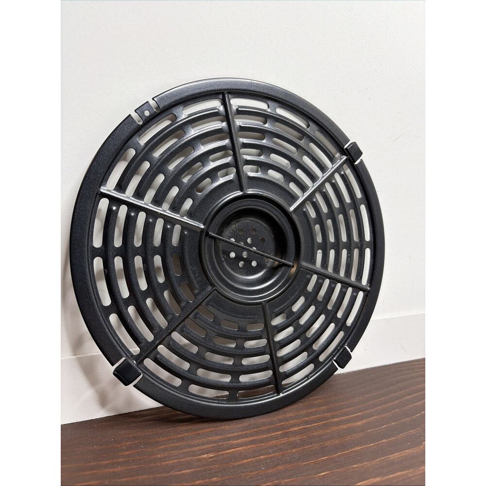 Gourmia GAF-575 Air Fryer OEM Round Crisper Tray Black READ